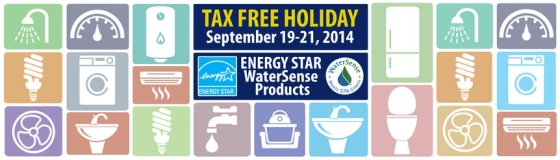 Energy Sales Tax Holiday Banner 