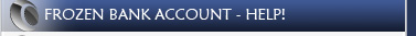Florida Bank Account Has Been Frozen