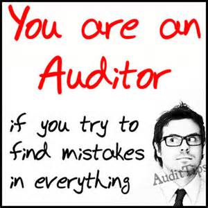 You Know You Are An Auditor Post