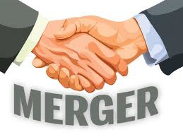 Handshake over a merger