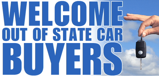 Welcome out of state car buyers