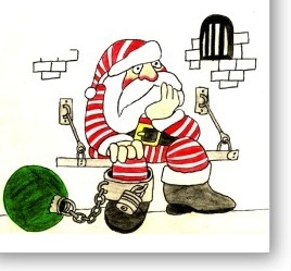 Santa in the prison