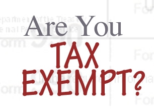 Are you tax exempt