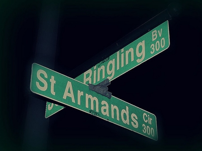 St. Armands and Ringling sign