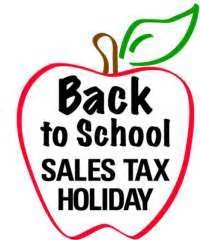Florida Sales Tax Back To School Holiday - Aug 4-6th
